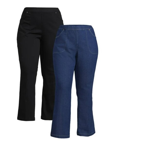 NWOT 2 Pair of JMS Just My Size by Hanes Woman's Plus Size Jeans - Picture 1 of 16